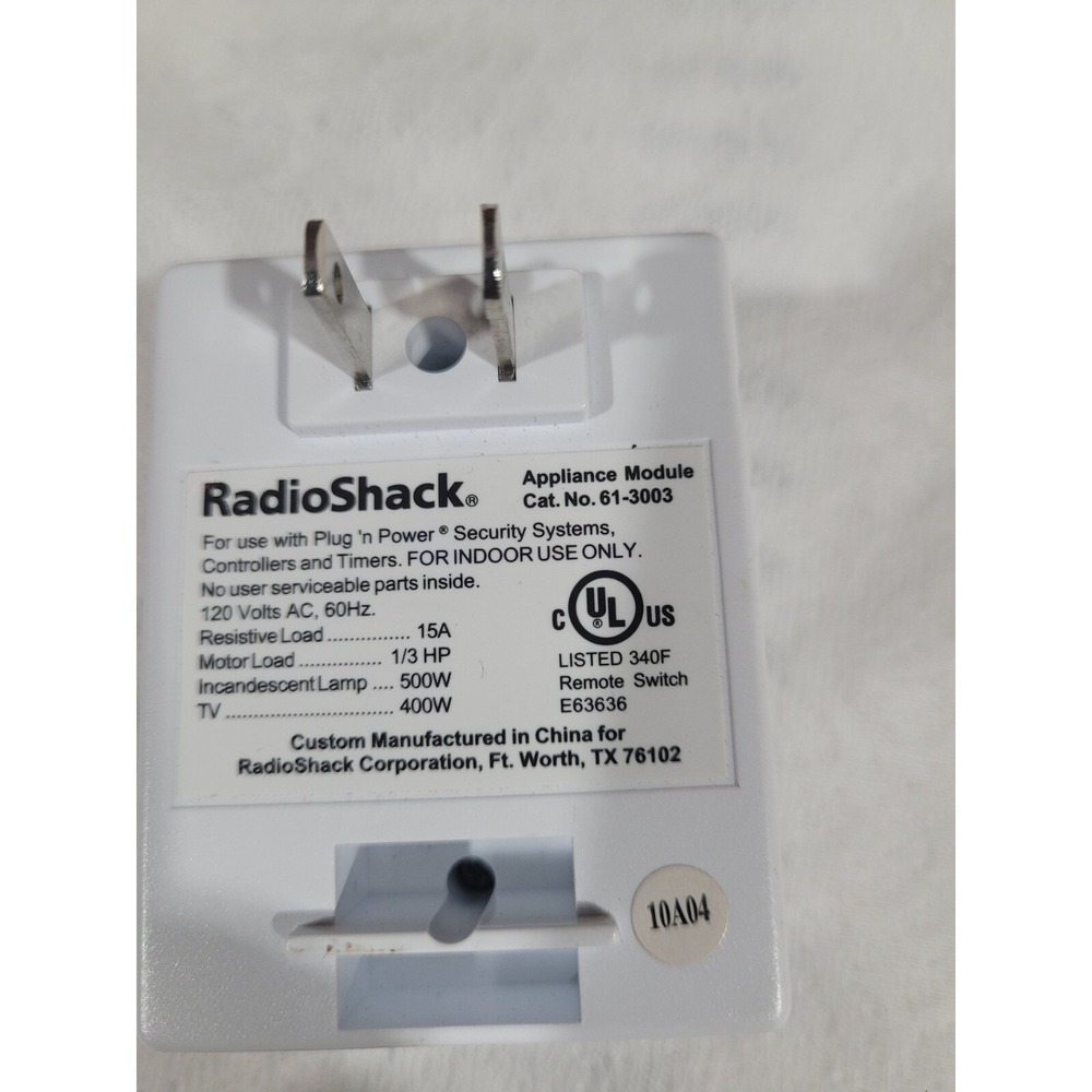 Radio Shack Plug n' Power Lamp Module *Used* 61-3002 - Picture 4 of 6
